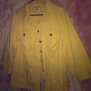 Super Cute Mustard Yellow Jacket